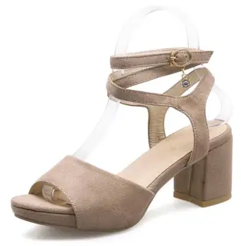 Zapatos Mujer Chunky Ladies Shoes Woman Ankle Strap High Heels Summer Chaussure Femme Women Sandals Pumps P161666
Zapatos Mujer Chunky Ladies Shoes Woman Ankle Strap High Heels Summer Chaussure Femme Women Sandals Pumps P161666