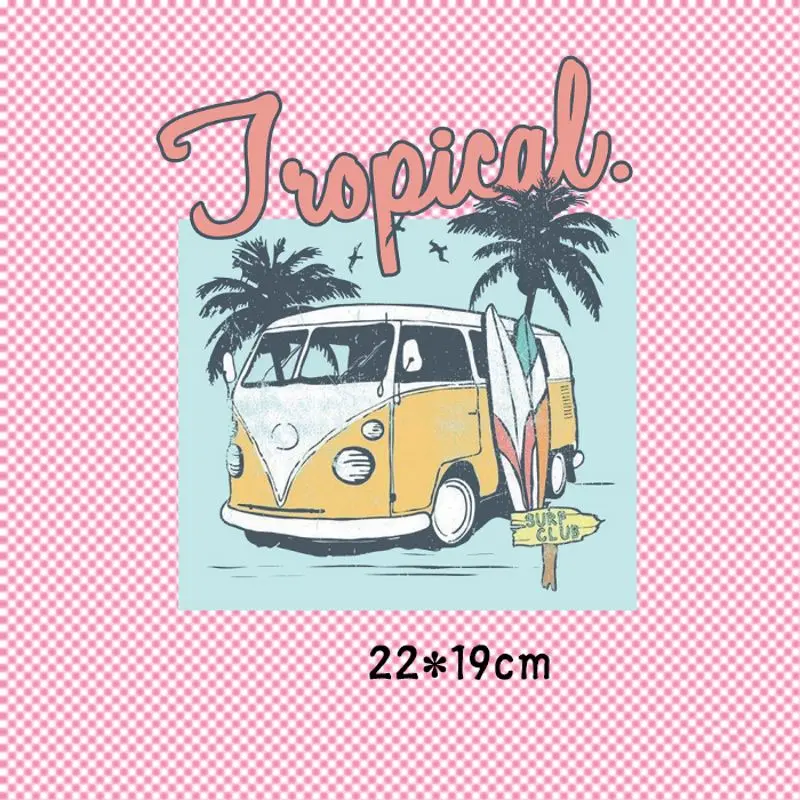 22x19cm Coco bus Pattern Iron On Patches Stickers Washable Appliques A-level Heat Transfer For T-shirt DIY Accessory Clothing
22x19cm Coco bus Pattern Iron On Patches Stickers Washable Appliques A-level Heat Transfer For T-shirt DIY Accessory Clothing