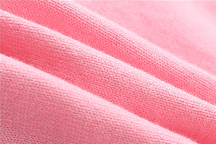 2018 Autumn Spring 2-10 Years Old Gift Children'S Clothing O-Neck Long Sleeve Candy Color Knitted Kids Baby Girls Sweater (27)