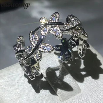 choucong Classic Butterfly Ring 5A Zircon Cz 925 Sterling Silver Engagement Wedding Band Rings for women men Finger Jewelry
choucong Classic Butterfly Ring 5A Zircon Cz 925 Sterling Silver Engagement Wedding Band Rings for women men Finger Jewelry