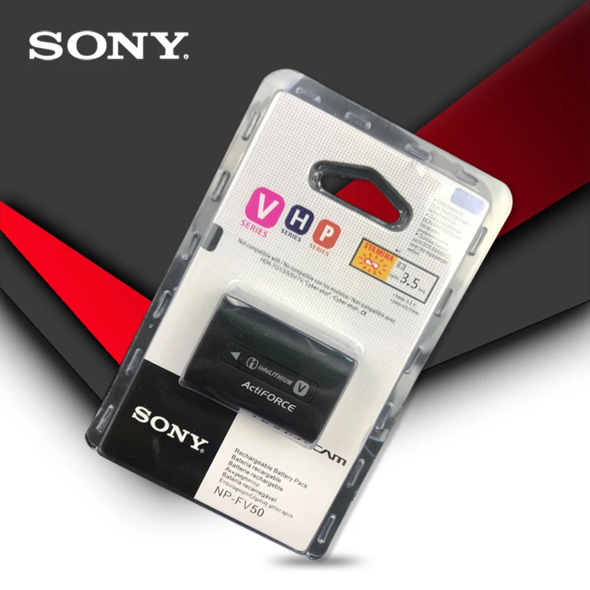 

Sony Original NP-FV50 Battery NP FV50 HDR XR550E XR350E CX550E CX350E CX150E DCR SR68E SX83E SX63E SX43E CX230