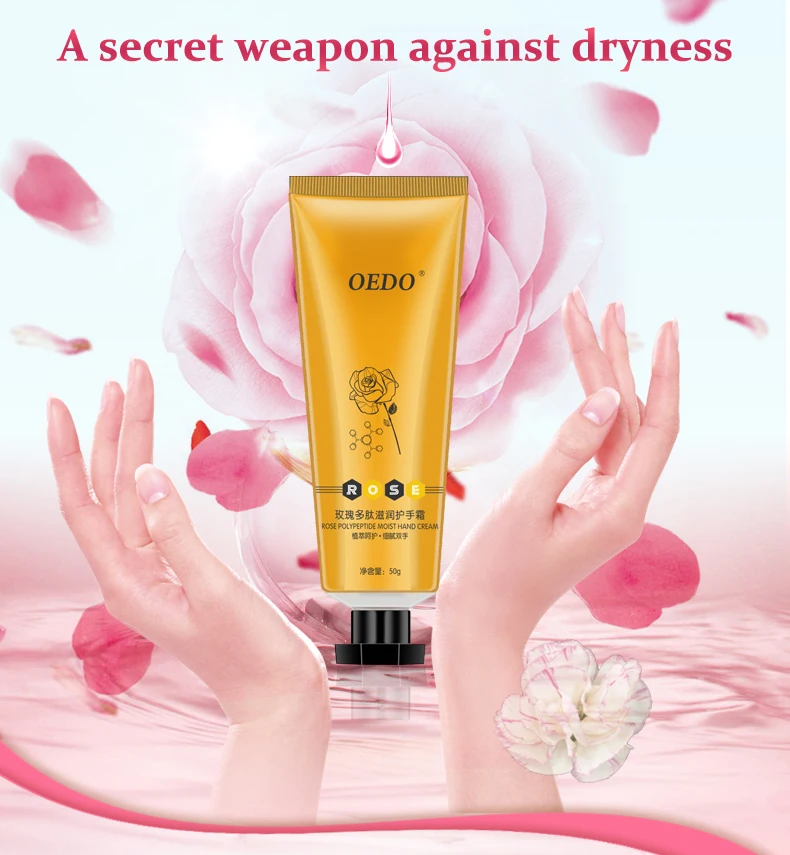 Buy 3 Get 1 Gift Hand Cream Rose Polypeptide Moist Repair Nourishing Whitening Anti Chapping-Wrinkle Improve Drying Skin Care Buy 3 Get 1 Gift Hand Cream Rose Polypeptide Moist Repair Nourishing Whitening Anti Chapping-Wrinkle Improve Drying Skin Care