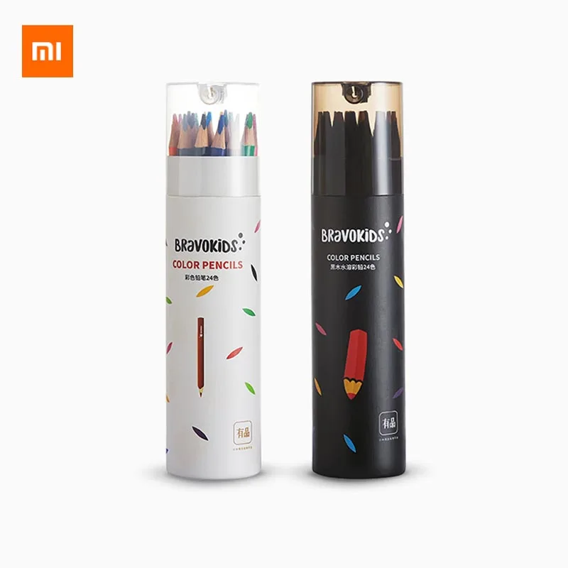 24colors/set Xiaomi Youpin Bravokids Color pencil water soluble black wood color lead 24 color Suitable for children's painting
24colors/set Xiaomi Youpin Bravokids Color pencil water soluble black wood color lead 24 color Suitable for children's painting