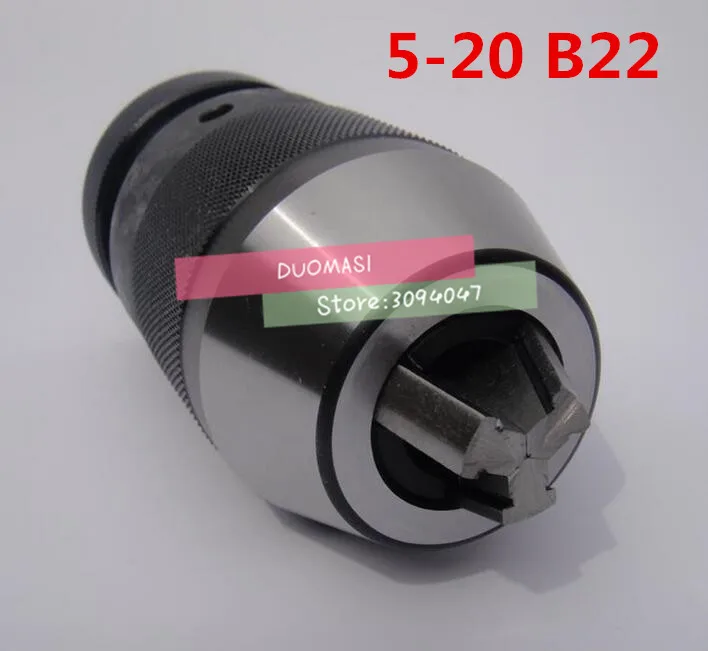 Taper B22, 5-20mm Medium-sized keyless drill chuck closefisted drill chuck, accuracy: less than 0.1mm,Drill clamp tool
Taper B22, 5-20mm Medium-sized keyless drill chuck closefisted drill chuck, accuracy: less than 0.1mm,Drill clamp tool