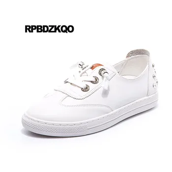 Flats Korean White Cheap Shoes China Crystal Diamond Big Size Sneakers Trainers Large Metal Round Toe Women Rhinestone Lace Up
Flats Korean White Cheap Shoes China Crystal Diamond Big Size Sneakers Trainers Large Metal Round Toe Women Rhinestone Lace Up