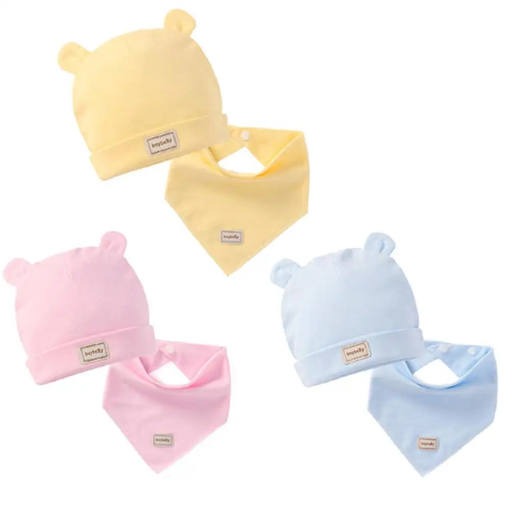 New Cute Infant Baby Boy Girl Solid Color Cotton Cap Summer Hat with Ears Triangle Towel Scarf
New Cute Infant Baby Boy Girl Solid Color Cotton Cap Summer Hat with Ears Triangle Towel Scarf