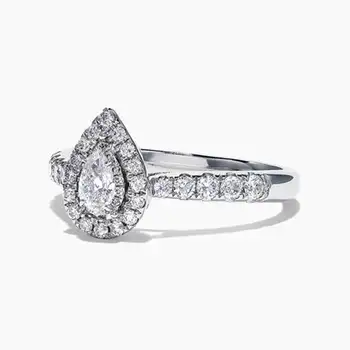 Huitan Luxury Micro Paved Women Wedding Rings With Water Drop Cubic Zircon Stone Prong Setting Pear Shaped Engagement Rings
Huitan Luxury Micro Paved Women Wedding Rings With Water Drop Cubic Zircon Stone Prong Setting Pear Shaped Engagement Rings
