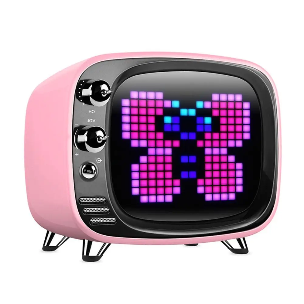 Pixel Wireless Bluetooth Mini Alarm Clock Small Speaker Phone Subwoofer Portable Speaker Support Data Card
Pixel Wireless Bluetooth Mini Alarm Clock Small Speaker Phone Subwoofer Portable Speaker Support Data Card