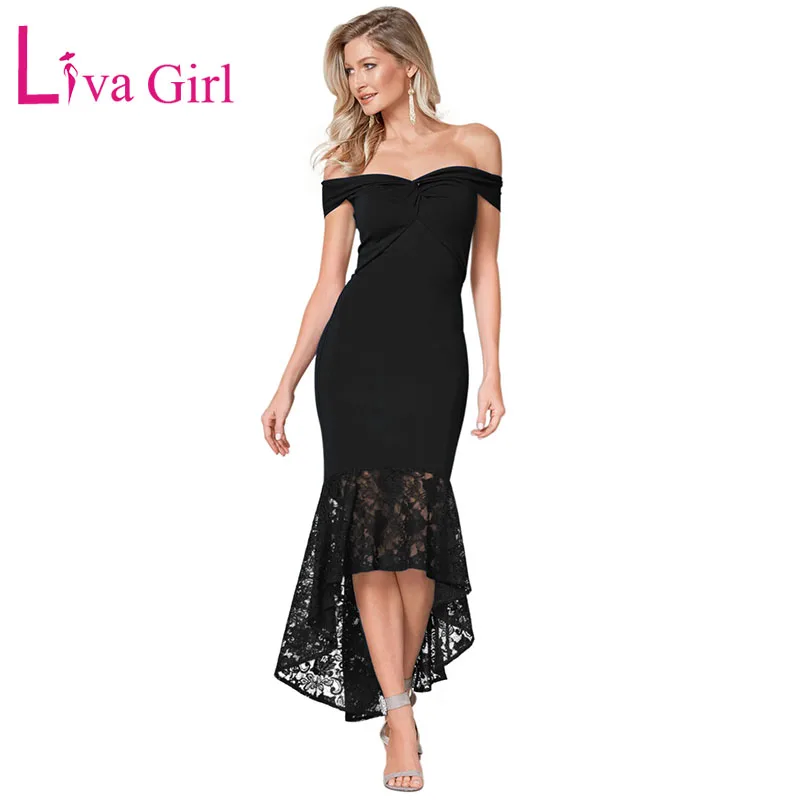 LIVA GIRL Sexy Lace Evening Mermaid Dress Women Summer Off Shoulder Twist Center Bodycon Party Dresses Robe De Soiree Vestidos
LIVA GIRL Sexy Lace Evening Mermaid Dress Women Summer Off Shoulder Twist Center Bodycon Party Dresses Robe De Soiree Vestidos
