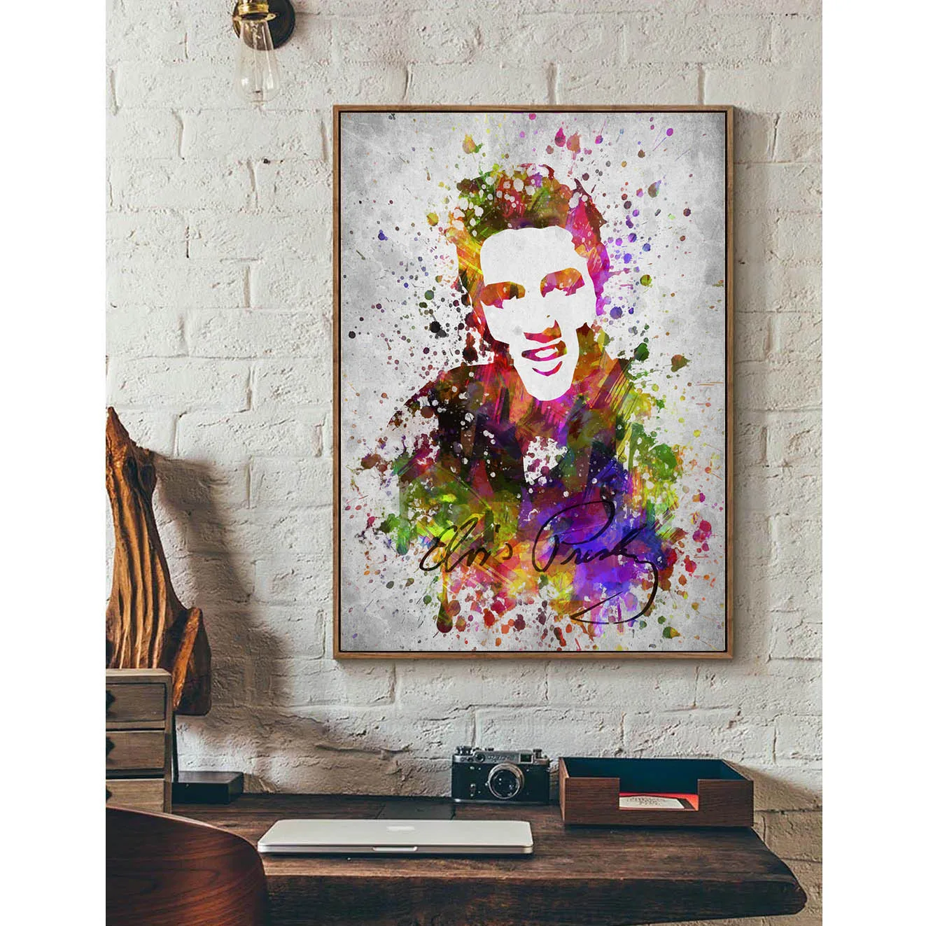 Elvis Presley Minimalism Art Canvas Poster Print Music Rapper Star Watercolor Style Picture for Modern Home Decor Gift FA105
Elvis Presley Minimalism Art Canvas Poster Print Music Rapper Star Watercolor Style Picture for Modern Home Decor Gift FA105