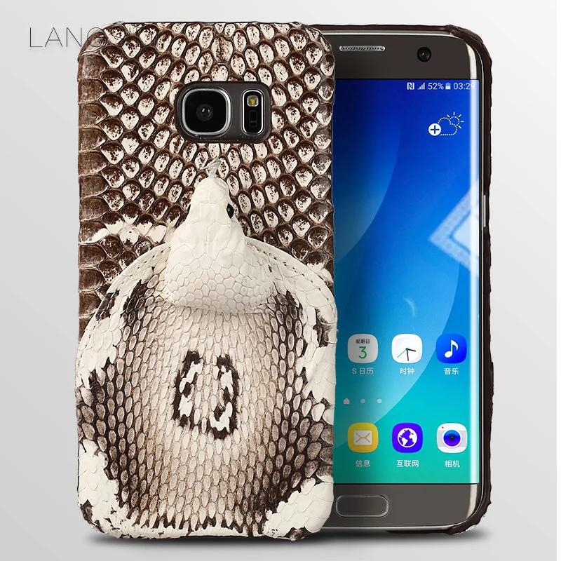 wangcangli brand phone case real snake head back cover phone shell For Samsung Galaxy S7 Edge full manual custom processing
wangcangli brand phone case real snake head back cover phone shell For Samsung Galaxy S7 Edge full manual custom processing