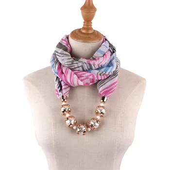2019 women Beads pendant necklace scarves ladies luxury designer scarfs Bohemia print scarves hijab neck scarf necklaces
2019 women Beads pendant necklace scarves ladies luxury designer scarfs Bohemia print scarves hijab neck scarf necklaces