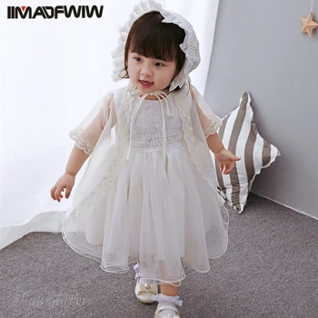 Baby Super Soft Yarn Dress Infant Cotton Dress Princess Girls Sleeveless Dress + Shawl + Cap Color White For 2017 Spring Summer
Baby Super Soft Yarn Dress Infant Cotton Dress Princess Girls Sleeveless Dress + Shawl + Cap Color White For 2017 Spring Summer