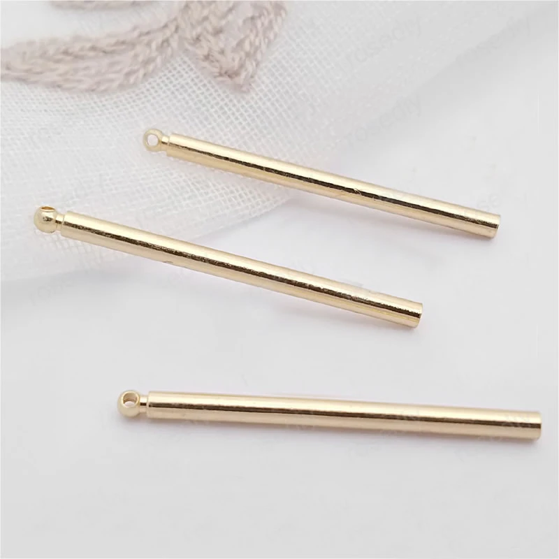 10PCS Length 30MM,thickness 2MM 24K Champagne Gold Color Plated Brass Round Rod Charms Diy Jewelry Findings
10PCS Length 30MM,thickness 2MM 24K Champagne Gold Color Plated Brass Round Rod Charms Diy Jewelry Findings