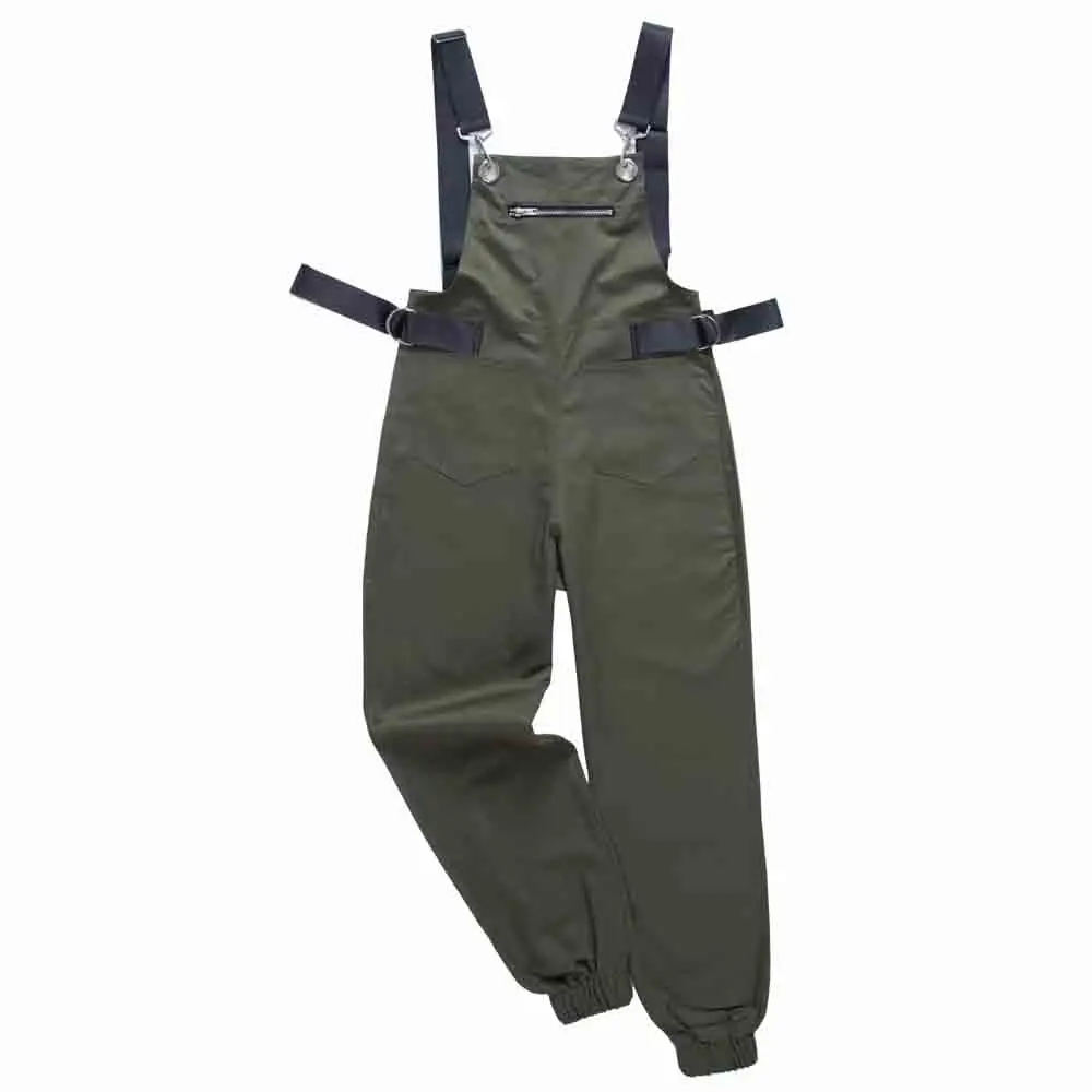 ANSFX Street High Waist Cuff Harem Jumpsuits Fashion Woman Zipper Pockets Metal Hole Strap Backless Overalls Rompers 3 Colors
ANSFX Street High Waist Cuff Harem Jumpsuits Fashion Woman Zipper Pockets Metal Hole Strap Backless Overalls Rompers 3 Colors