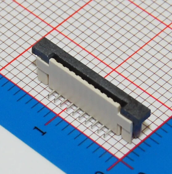 10Pcs Flexible Flat Cable Connector Vertical Type 1.0mm 10P FFC FPC Socket 1mm Pitch 10Pin | Обустройство дома