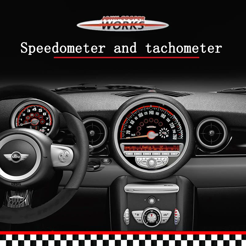 Brand New ABS Material UV Protected JCW PRO Racing Style Speed & Tachometer For r mini cooper F54 F55 F56 F57 F60 (2 pcs/set)
Brand New ABS Material UV Protected JCW PRO Racing Style Speed & Tachometer For r mini cooper F54 F55 F56 F57 F60 (2 pcs/set)