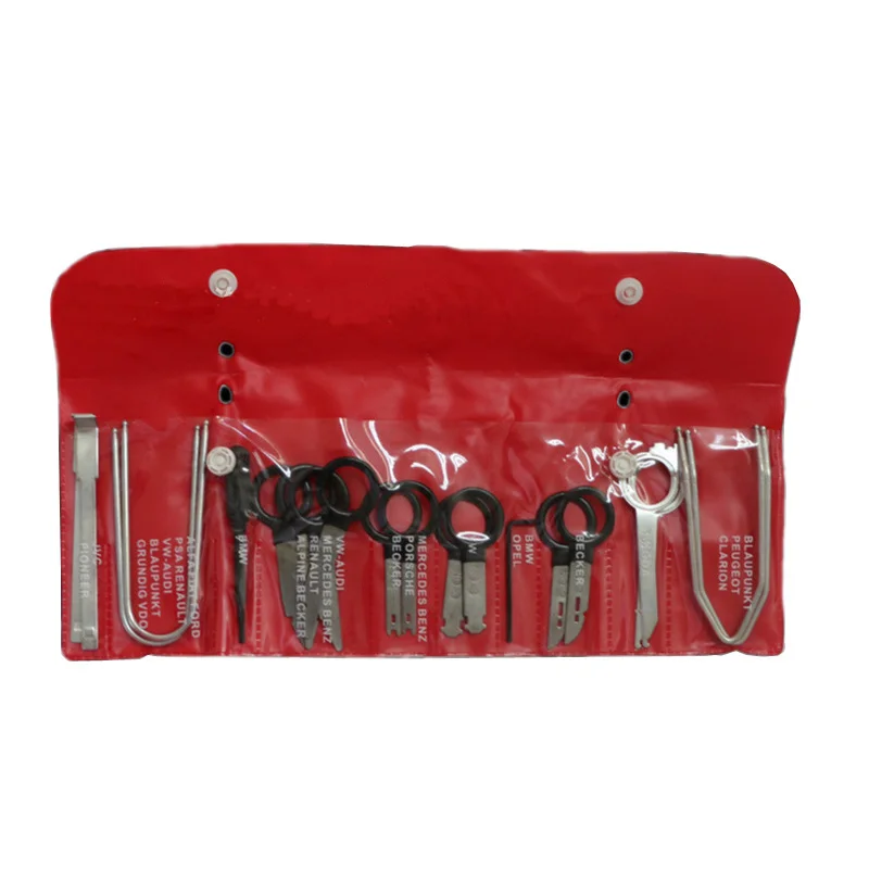 20pcs/set Car CD Navigation Stereo Radio Removal Release Sheet Metal Tool Auto Repair Tool Kit For BMW Audi V W
20pcs/set Car CD Navigation Stereo Radio Removal Release Sheet Metal Tool Auto Repair Tool Kit For BMW Audi V W