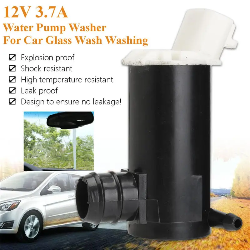 

1X DC 12V 3.7A Water Pump Washer F Car Glass High Pressure High Power Wash Washing Pumps, Parts Accessories