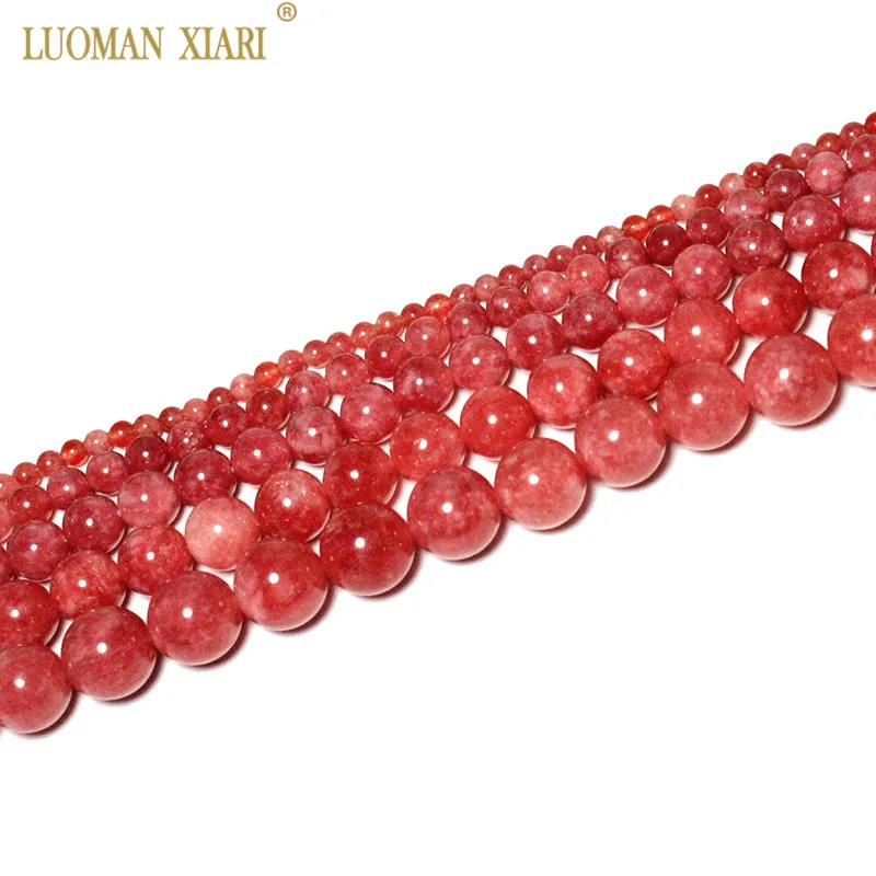 Fine Round AAA+ 100% Natural Rhodochrosite Stone Beads For Jewelry Making DIY Bracelet Necklace 4/6/8/10/12 mm Strand 15''
Fine Round AAA+ 100% Natural Rhodochrosite Stone Beads For Jewelry Making DIY Bracelet Necklace 4/6/8/10/12 mm Strand 15''