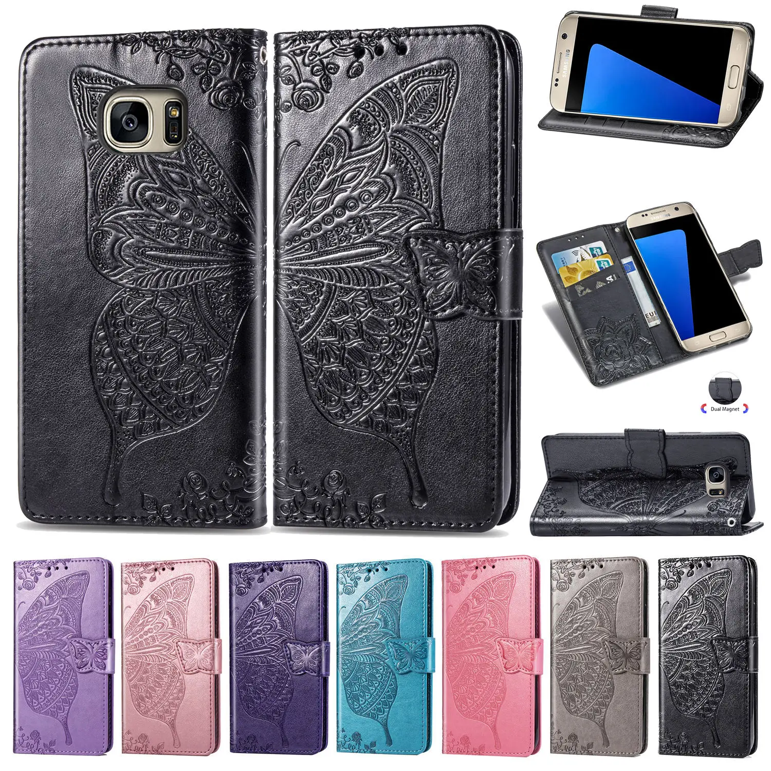 Flip Wallet Case For Samsung Galaxy S7 S7 edge S8 S8 Plus S9 S9 Plus Leather Flip Phone Cover
Flip Wallet Case For Samsung Galaxy S7 S7 edge S8 S8 Plus S9 S9 Plus Leather Flip Phone Cover