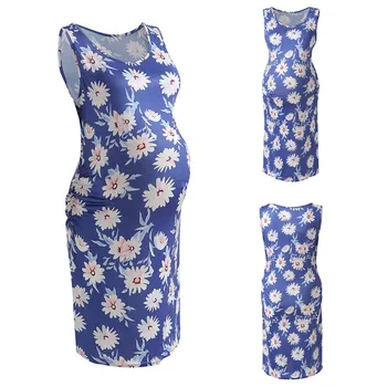 Women's Fashion Pregnant Women Sleeveless Round Neck Print Dress femme hamile elbise nursing sukienka ciazowa F1
Women's Fashion Pregnant Women Sleeveless Round Neck Print Dress femme hamile elbise nursing sukienka ciazowa F1