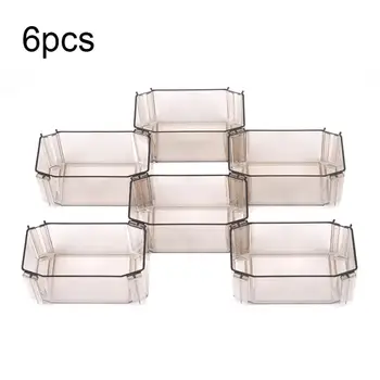 6PCS/set Storage Box Drawer Compartment Socks Storage Box Separate Honeycomb Type Combination Organizer
6PCS/set Storage Box Drawer Compartment Socks Storage Box Separate Honeycomb Type Combination Organizer