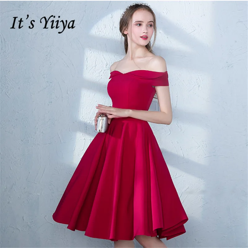It's YiiYa 2018 Popular R Off The Shoulder Fashion Designer Elegant Cocktail Gowns Knee-Length Cocktail Dress LX385
It's YiiYa 2018 Popular R Off The Shoulder Fashion Designer Elegant Cocktail Gowns Knee-Length Cocktail Dress LX385