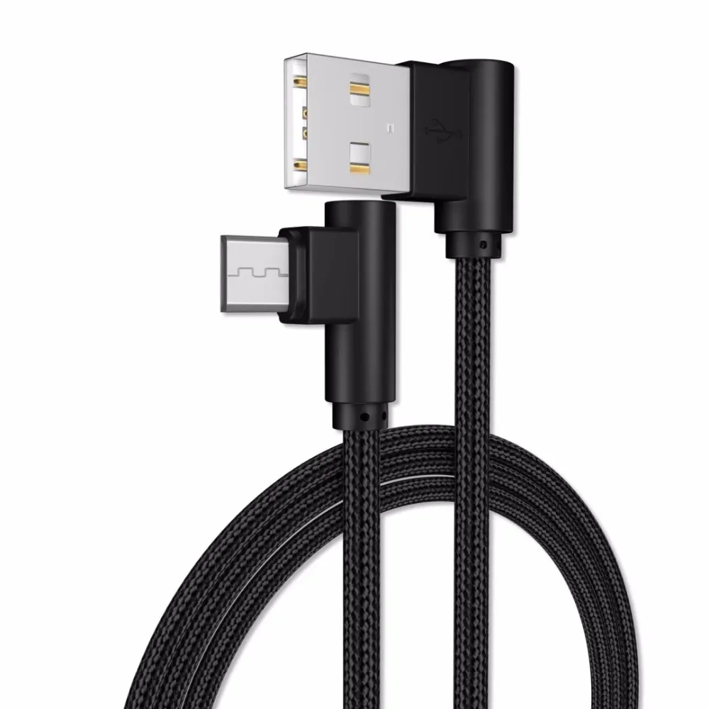 For Iphone USB Cable 2A Fast Charger Micro USB/TYPE C Phone Cable For XIAOMI HUAWEI SAMSUNG 90 Degree Braided Cord 0.2/1 Mete
For Iphone USB Cable 2A Fast Charger Micro USB/TYPE C Phone Cable For XIAOMI HUAWEI SAMSUNG 90 Degree Braided Cord 0.2/1 Mete