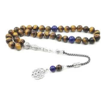 New style Man's Tasbih Natural Tiger eyes with Lapis lazuli Muslim rosary gift EID islam prayer beads 33 66 99 beads tasbih
New style Man's Tasbih Natural Tiger eyes with Lapis lazuli Muslim rosary gift EID islam prayer beads 33 66 99 beads tasbih