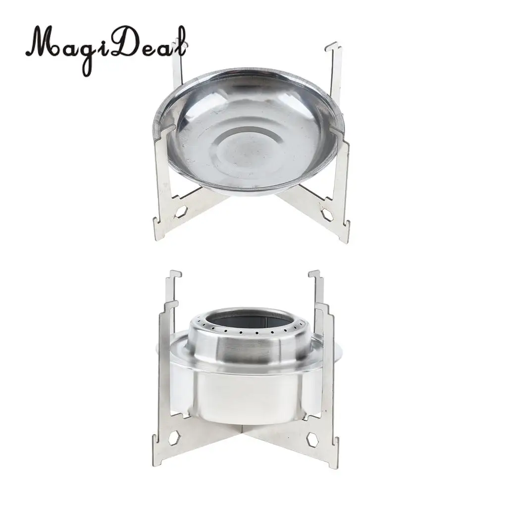 MagiDeal Camping Mini Alcohol Stove Stand Rack Spirit Burner Tray Furnace Stove Set
MagiDeal Camping Mini Alcohol Stove Stand Rack Spirit Burner Tray Furnace Stove Set