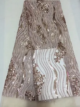 2017High Quality African Lace Fabric Light Pink Sequins Materials French lace Nigerian Tulle Lace Fabric For Wedding party dress
2017High Quality African Lace Fabric Light Pink Sequins Materials French lace Nigerian Tulle Lace Fabric For Wedding party dress