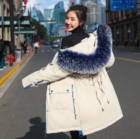 Women Down Coat 2018 New Long Style Thickening White Duck Down Parka Office Lady Fashion Warm Big Fur Collar Hooded Snow Jacket
Women Down Coat 2018 New Long Style Thickening White Duck Down Parka Office Lady Fashion Warm Big Fur Collar Hooded Snow Jacket