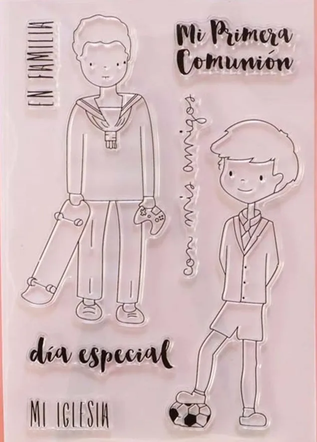 Word clear stamps