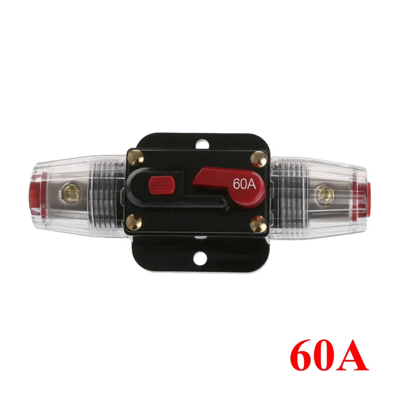 Car Modified Switch Audio 60A 100A 125A Circuit Breaker Manual Reset Switch Fuse Holder
Car Modified Switch Audio 60A 100A 125A Circuit Breaker Manual Reset Switch Fuse Holder