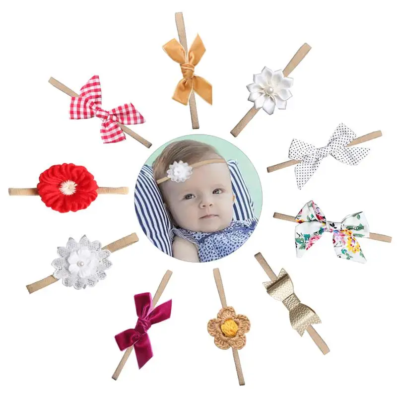 10PCS Fashion Baby Headband Set Cute Flower Bowknot Elastic Headband Girl Headband Hair Accessories For Women Girls Baby
10PCS Fashion Baby Headband Set Cute Flower Bowknot Elastic Headband Girl Headband Hair Accessories For Women Girls Baby