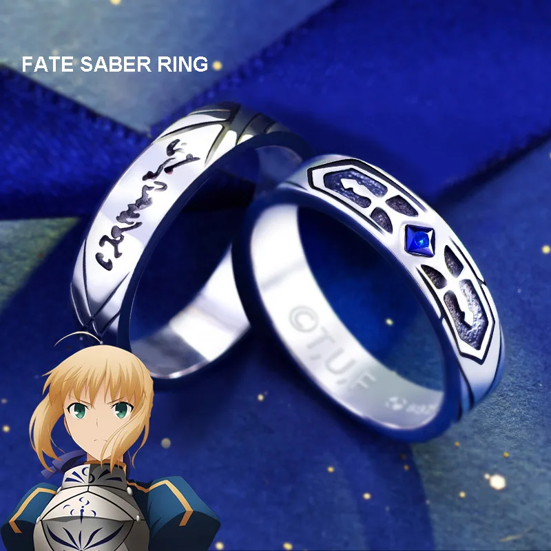 Fate/Stay Night Saber 925 Sterling Silver Ring Men Jewelry Costume Accessories Birthday Gifts For Boyfriend Boys
Fate/Stay Night Saber 925 Sterling Silver Ring Men Jewelry Costume Accessories Birthday Gifts For Boyfriend Boys
