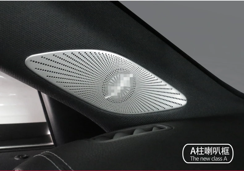 Car modeling Inner Front Door A Pillar Speakers Cover Trim 2Pcs/Set For Mercedes Benz A Class W177 V177 A180 A200 2019
Car modeling Inner Front Door A Pillar Speakers Cover Trim 2Pcs/Set For Mercedes Benz A Class W177 V177 A180 A200 2019