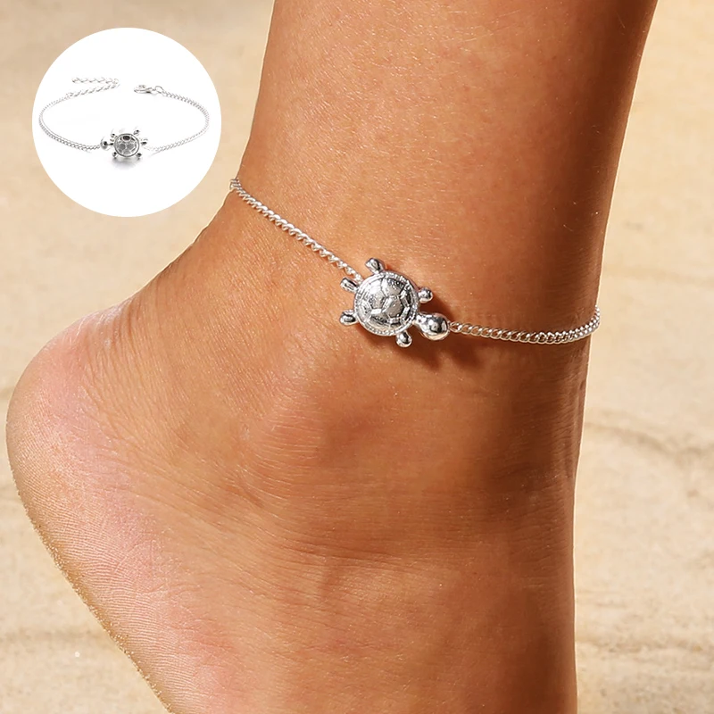 Bohimia Sea Turtles Anklet Vintage For Women Summer Beach BOHO Bracelet on Leg Chain Foot Anklets Jewelry
Bohimia Sea Turtles Anklet Vintage For Women Summer Beach BOHO Bracelet on Leg Chain Foot Anklets Jewelry