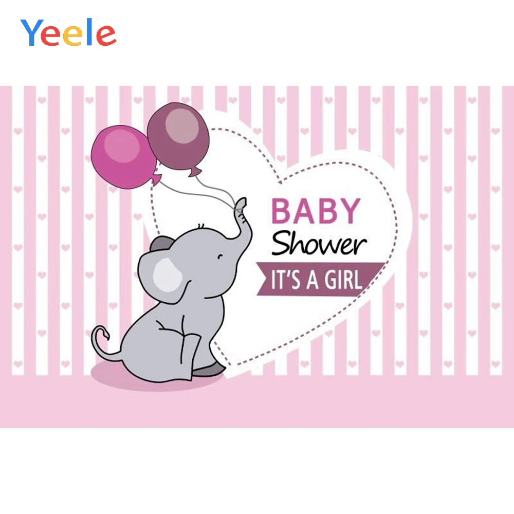 Yeele Newborn Girl Princess Elephant Photographic Backgrounds Baby Shower Party Vinyl Pink Photography Backdrop For Photo Studio
Yeele Newborn Girl Princess Elephant Photographic Backgrounds Baby Shower Party Vinyl Pink Photography Backdrop For Photo Studio
