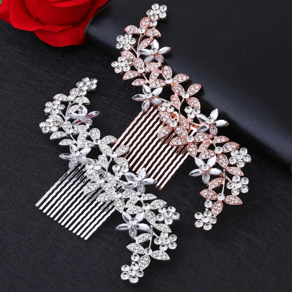 Фото HobbyLane Women Wedding Hair Pins Clip Bridal Diamante Crystal Slide Comb | Аксессуары для одежды