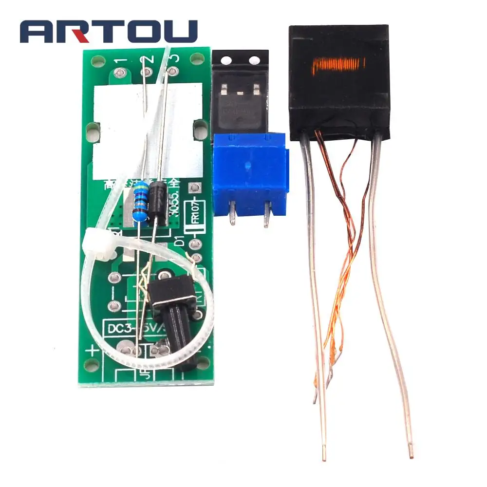 Inverter Boost High Voltage Generator Arc Cigarette Lighter Igniter Coil Module DIY Small Production Kit
Inverter Boost High Voltage Generator Arc Cigarette Lighter Igniter Coil Module DIY Small Production Kit