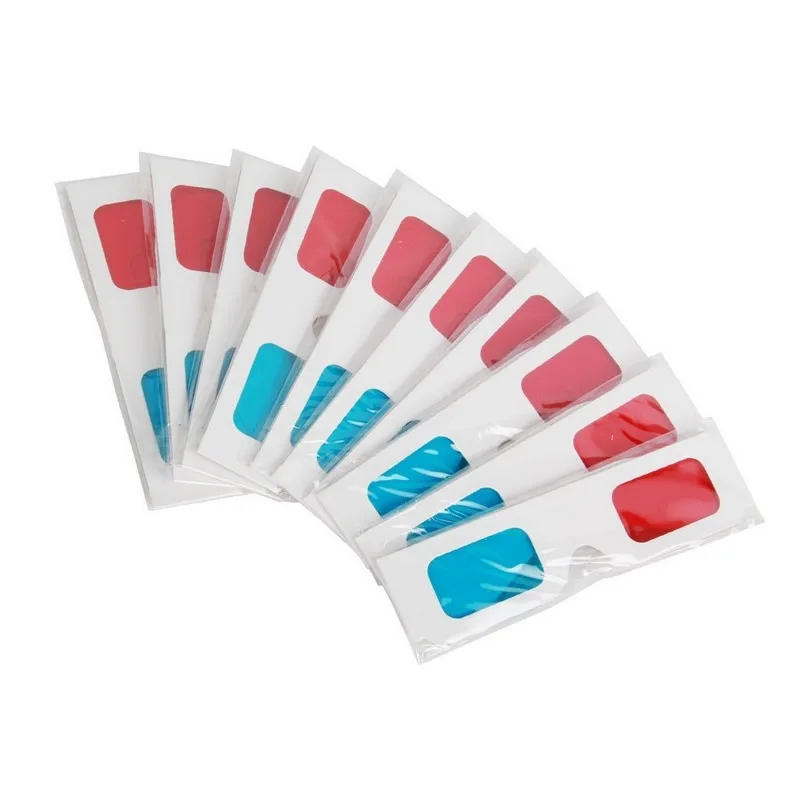 50pcs/lot Universal Paper Anaglyph 3D Glasses Paper 3D Glasses View Anaglyph Red Cyan Red/Blue 3D Glass For Movie EF
50pcs/lot Universal Paper Anaglyph 3D Glasses Paper 3D Glasses View Anaglyph Red Cyan Red/Blue 3D Glass For Movie EF