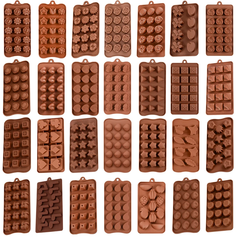 3D Silicone Chocolate Cake Mold DIY Flower Jelly Fondant Cake Decorating Tools Baking Mould
3D Silicone Chocolate Cake Mold DIY Flower Jelly Fondant Cake Decorating Tools Baking Mould
