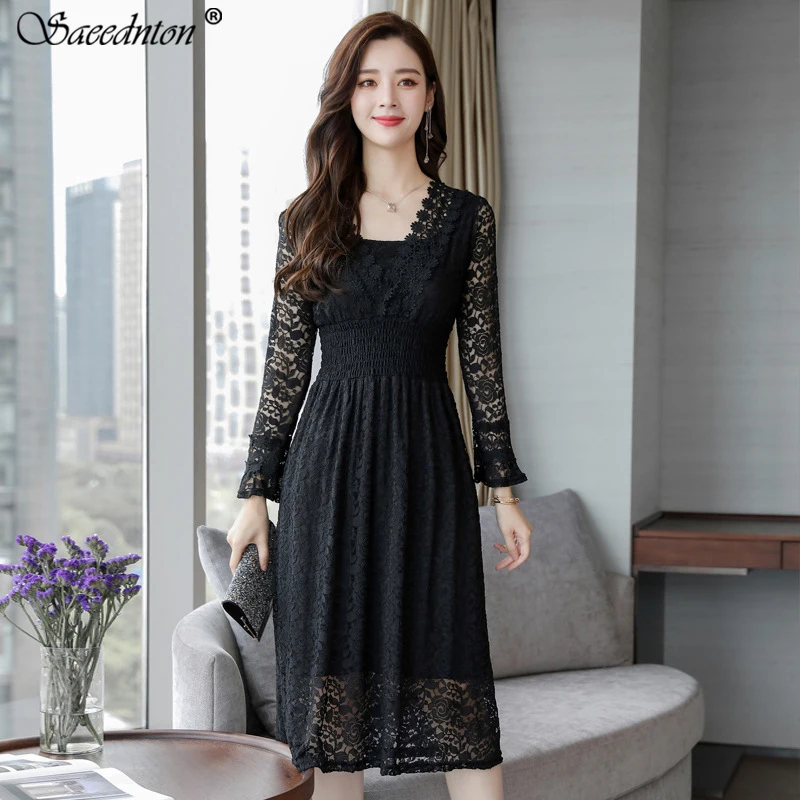2019 Hollow Out Floral Lace Dresses O-neck Collar Sexy White Dress Women Long Sleeve Elegant Elastic Waist Bodycon Party Vestido
2019 Hollow Out Floral Lace Dresses O-neck Collar Sexy White Dress Women Long Sleeve Elegant Elastic Waist Bodycon Party Vestido