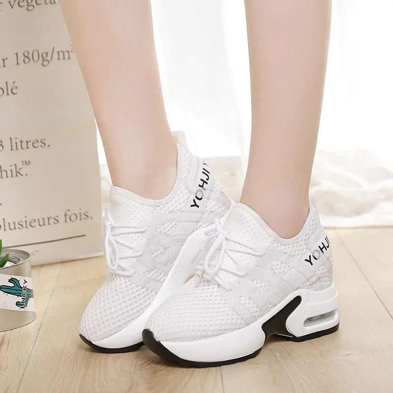 Increased 8cm women's sneakers summer 2019 wild breathable mesh casual women shoes lightweight and comfortable breathable shoes
Increased 8cm women's sneakers summer 2019 wild breathable mesh casual women shoes lightweight and comfortable breathable shoes