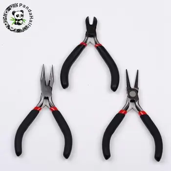 3pcs/set Steel DIY Jewelry Tool Sets Round Nose Pliers Wire-Cutter Pliers Side-Cutting Pliers Black 315x70x10mm Drop Shipping
3pcs/set Steel DIY Jewelry Tool Sets Round Nose Pliers Wire-Cutter Pliers Side-Cutting Pliers Black 315x70x10mm Drop Shipping