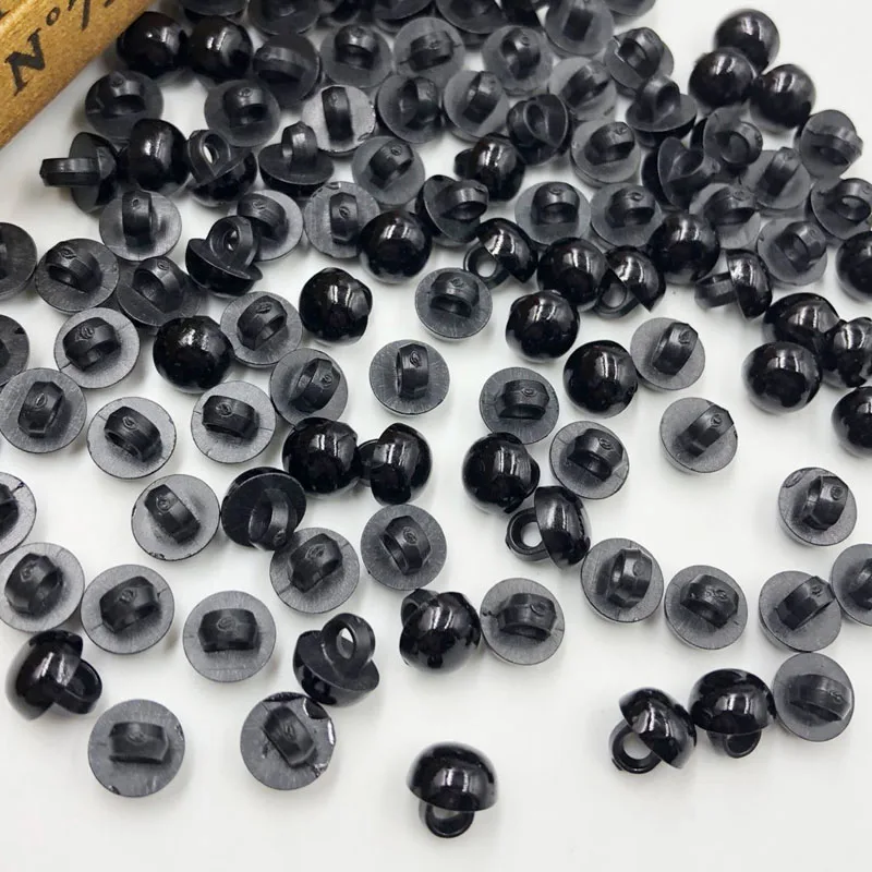10/50/100pcs 8mm Acrylic Mushroom Black Shank Buttons Plastic Decorative Button Negro DIY Sewing Eye For Dolls Toy Eyes P254
10/50/100pcs 8mm Acrylic Mushroom Black Shank Buttons Plastic Decorative Button Negro DIY Sewing Eye For Dolls Toy Eyes P254