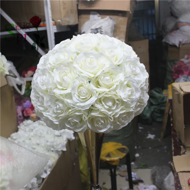 

SPR wedding table center flower arranegements ball wedding road lead artificial flore wedding backdrop flower decoration