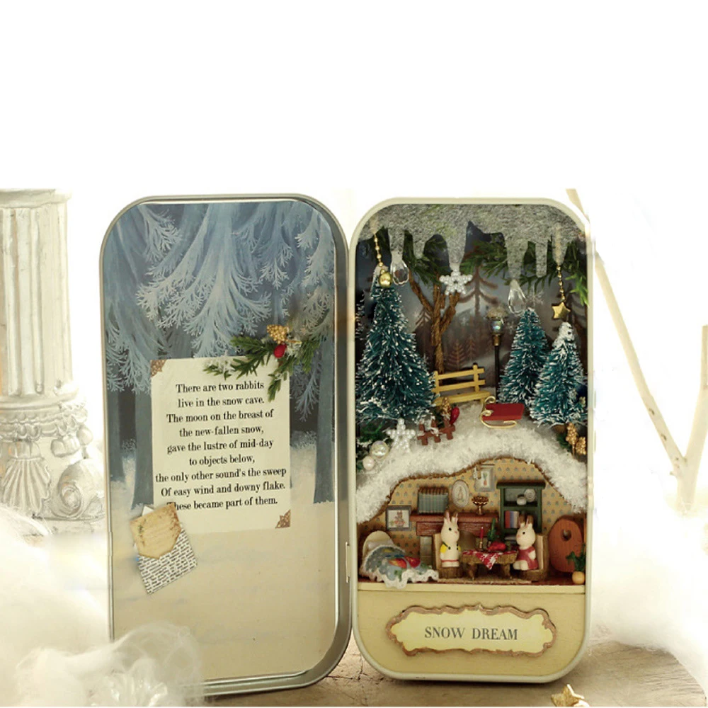 Wooden Toys DIY Miniature 3D Dollhouse Puzzle Toys For Kids Furniture Model Assembling Sets Education Toys Box Theatre Trilogy
Wooden Toys DIY Miniature 3D Dollhouse Puzzle Toys For Kids Furniture Model Assembling Sets Education Toys Box Theatre Trilogy